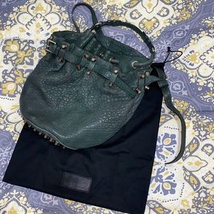 Alexander Wang Teal Diego Bucket Bag